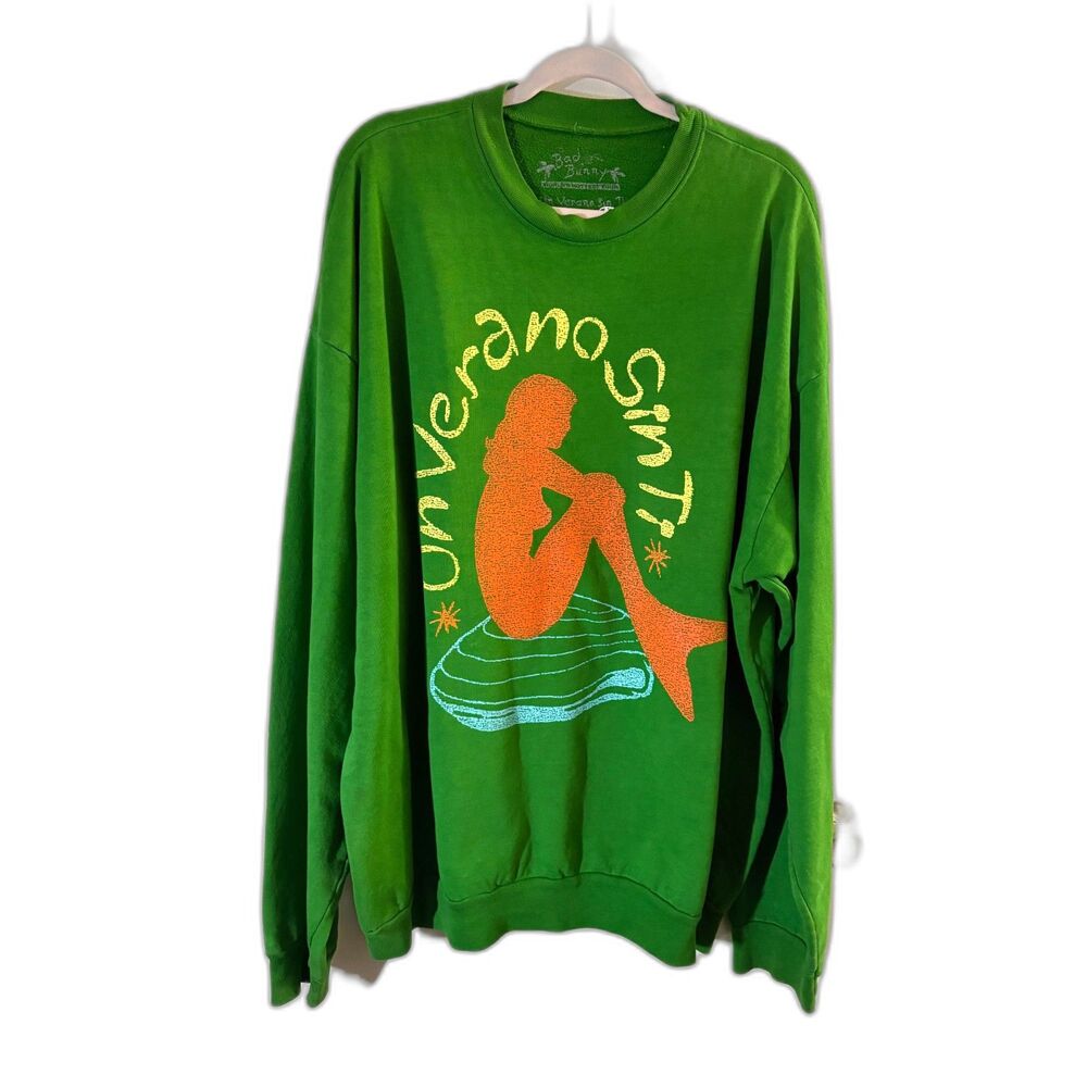 Unisex Bad Bunny Un Verano Sin Ti The World's Hottest Tour Sweater Size XXXL
